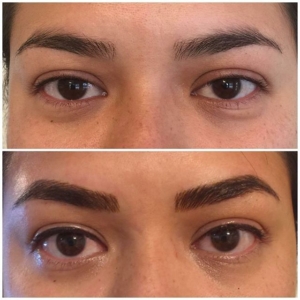 Before and After photo of Microblading