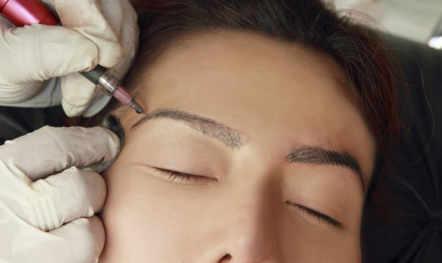 Session of Combination Eyebrow Tattooing