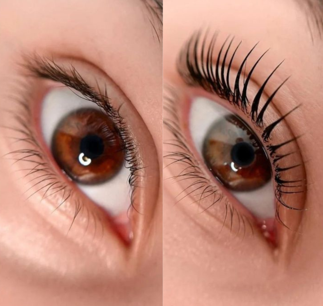Lash Lift before & after