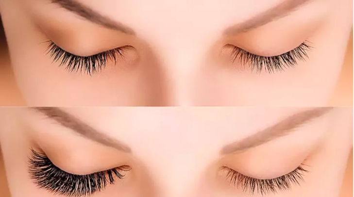 Eyelash Extensions Before After